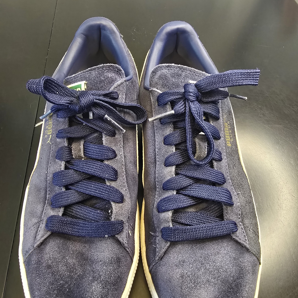 Puma Suede Classic+ "Peacoat" Navy Blue/White - Men's Size 9‎ (356568-51)